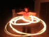 Natacha on fire hoop