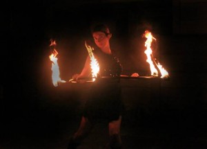 Fire dancers Cape Town